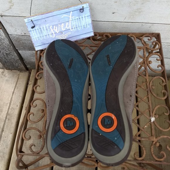 Merrell front zip suede Arabesque slip on sneaker NWOT - Picture 5 of 9